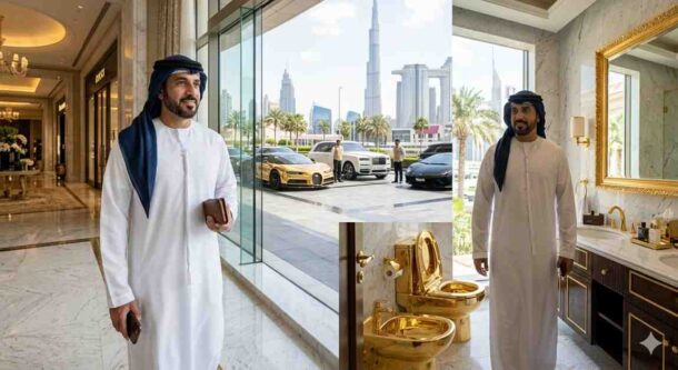 دبي مدينة الثراء أفخم السيارات مراحيض من ذهب هذا ما يحدث كل يوم